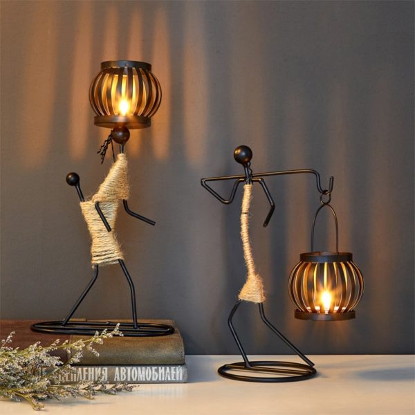 Creative People Shaped Candle Holders