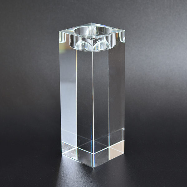 Crystal Tealight Holders,crystal candlesticks,modern candle holder,geometric candle holder,tall candle holders for table