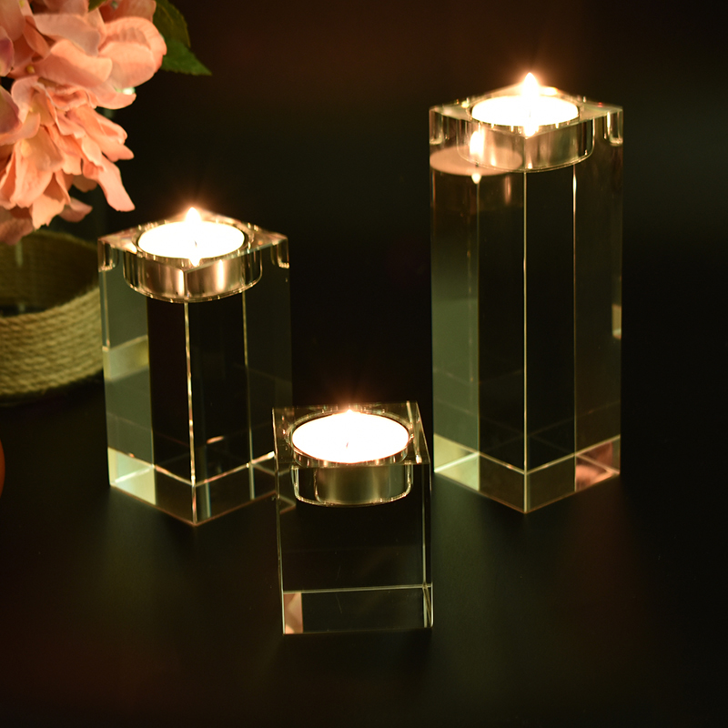 Popular K9 Crystal Candle Holders