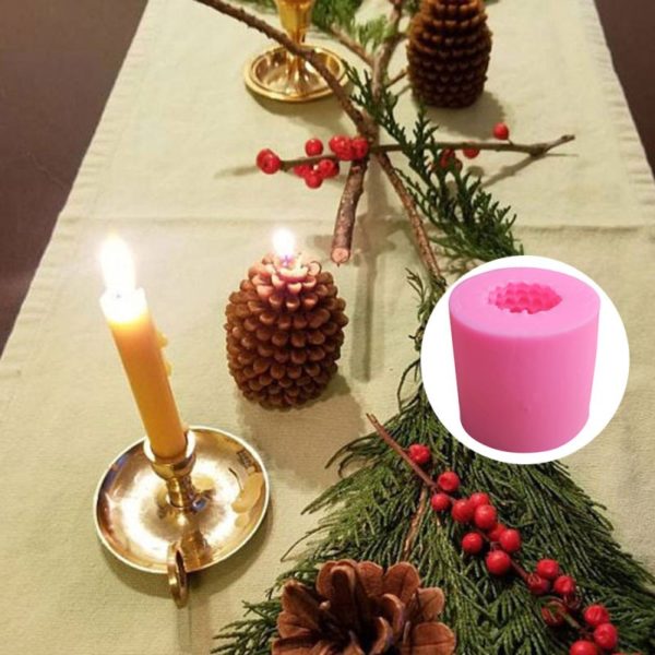 pine cone silicone mould,pine cone mold for candles,pine cone candle mould,candle making silicone molds,how to make candles using silicone molds