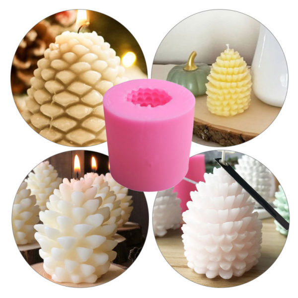 pine cone silicone mould,pine cone mold for candles,pine cone candle mould,candle making silicone molds,how to make candles using silicone molds
