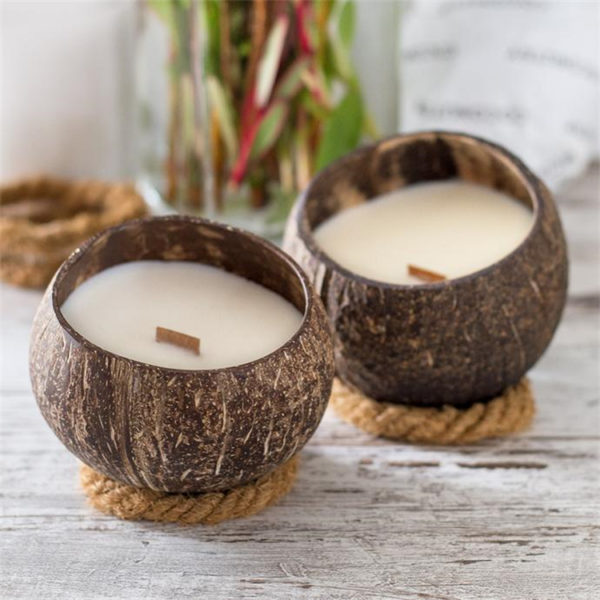 Pragmism Coconut Shell Candles